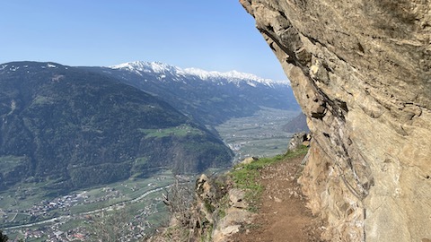 Felsenweg Engstelle