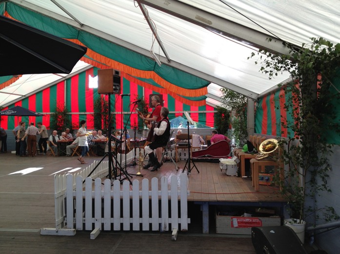 Soundcheck und erst Gäste